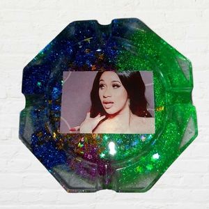 Cardi B Resin Ashtray
